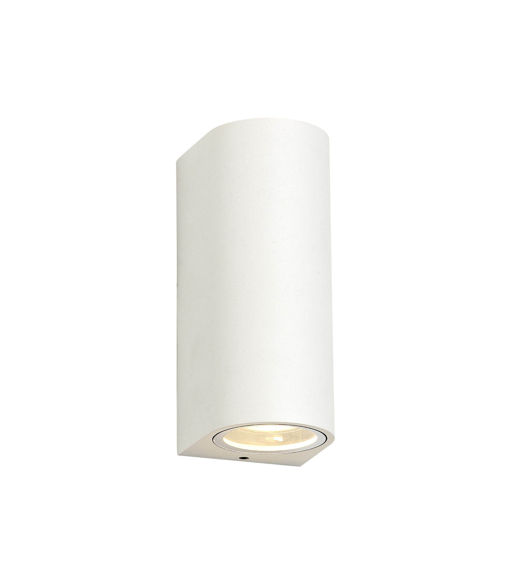 D0597  Tomar Wall Lamp 2 Light Curved Outdoor IP54 Sand White